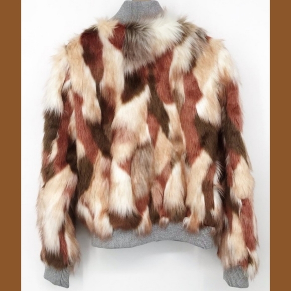 Antropologie Chaser Calico Faux Fur - Picture 9 of 9